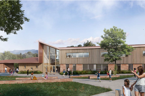 chantier Weisrock - Groupe Scolaire Clairefontaine Etival