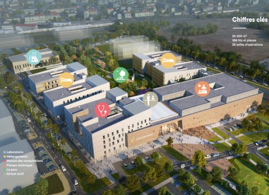 Chantier Cunin Construction Clinique Maizières Les Metz