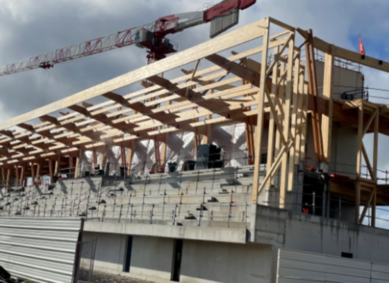 Stade Yves du Manoir JO 2024 chantier Weisrock